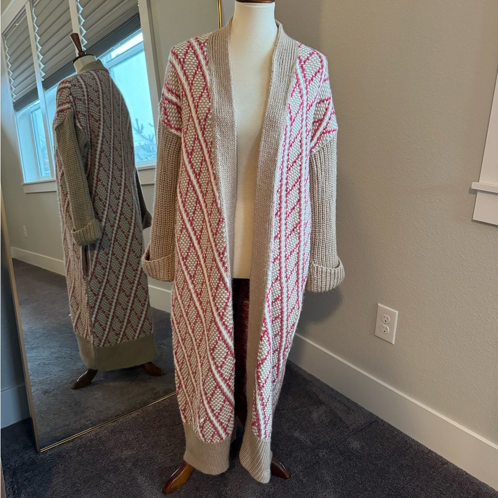 Anthropologie sweater duster size large
